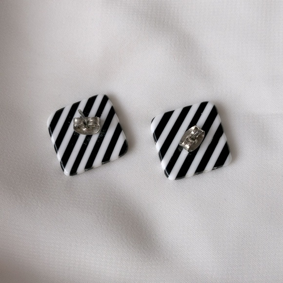 Striped Earrings - Picture 2 of 4